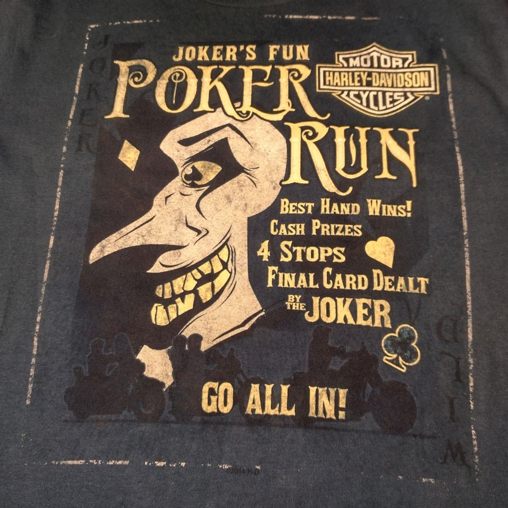 Harley Davidson Harley-Davidson Batman Shirt Small Blue Mountaineer Joker Run T-Shirt Size US S / EU 44-46 / 1 - 2 Thumbnail