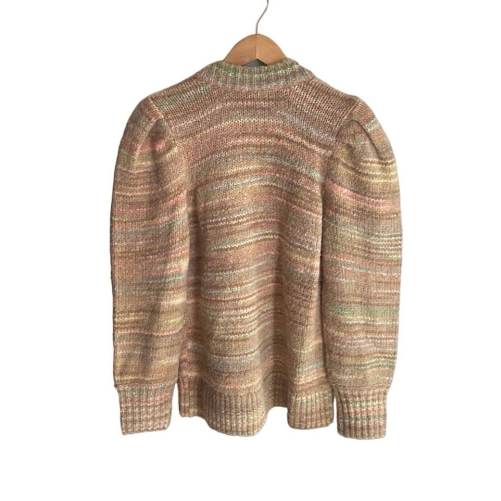 LoveShackFancy LOVESHACKFANCY Wilford Boyfriend Cardigan Harvest Oat Size XS / US 0-2 / IT 36-38 - 2 Thumbnail