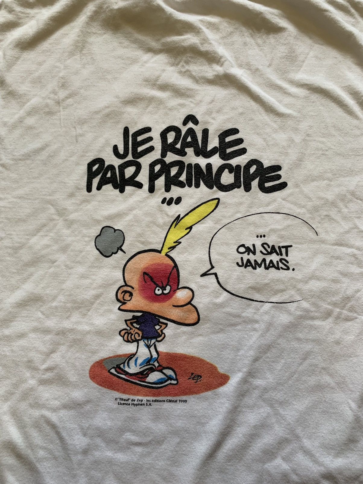 Band Tees 1999 Titeuf Vintage Men's T-shirt Size US M / EU 48-50 / 2 - 2 Thumbnail
