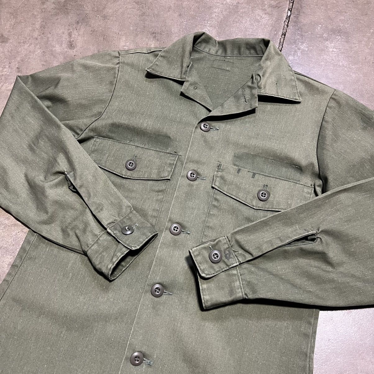 Vintage Vintage OG 507 Military Field Shirt Button Up Fatigue 80s Size US M / EU 48-50 / 2 - 7 Thumbnail