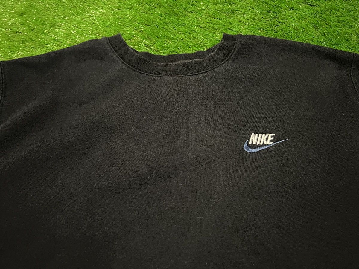 Nike Nike Sweatshirt Crewneck Embroidered 90s Retro Swoosh Logo Size US XL / EU 56 / 4 - 2 Thumbnail