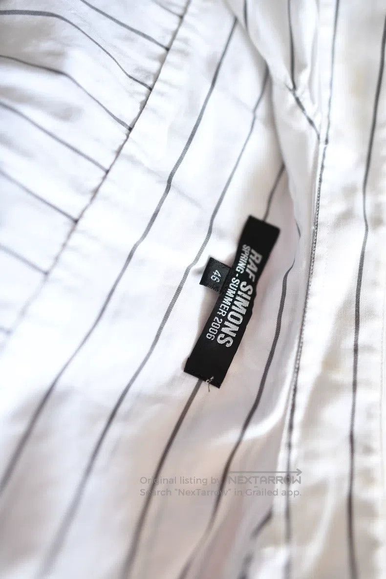 Raf Simons Raf Simons 2006 archive, striped sleeveless shirt Size US S / EU 44-46 / 1 - 6 Thumbnail