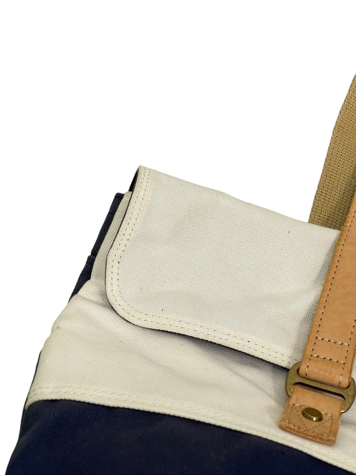 MasterPiece Cotton Canvas Leather Masterpiece Japan Tote Bag 9🟩 Size ONE SIZE - 13 Thumbnail