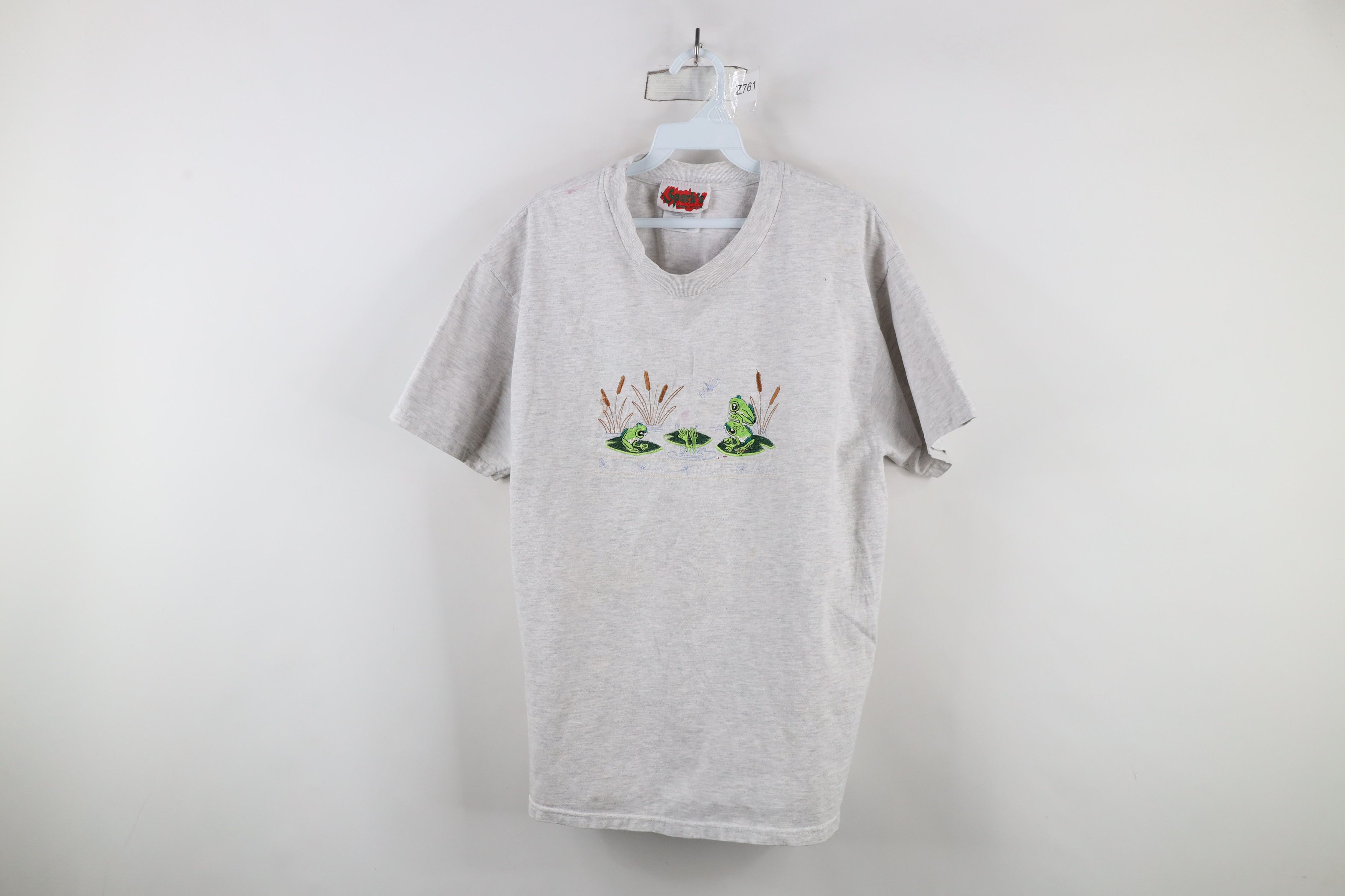 Vintage Vintage 90s Streetwear Frog Pond Short Sleeve T-Shirt USA Size L / US 10 / IT 46 - 1 Thumbnail