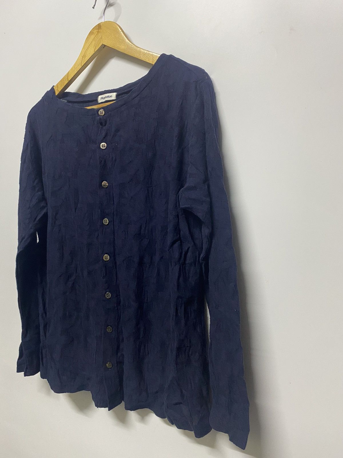 Issey Miyake × Japanese Brand Issey Miyake Plantation Long sleeve button up shirts Size L / US 10 / IT 46 - 3 Thumbnail