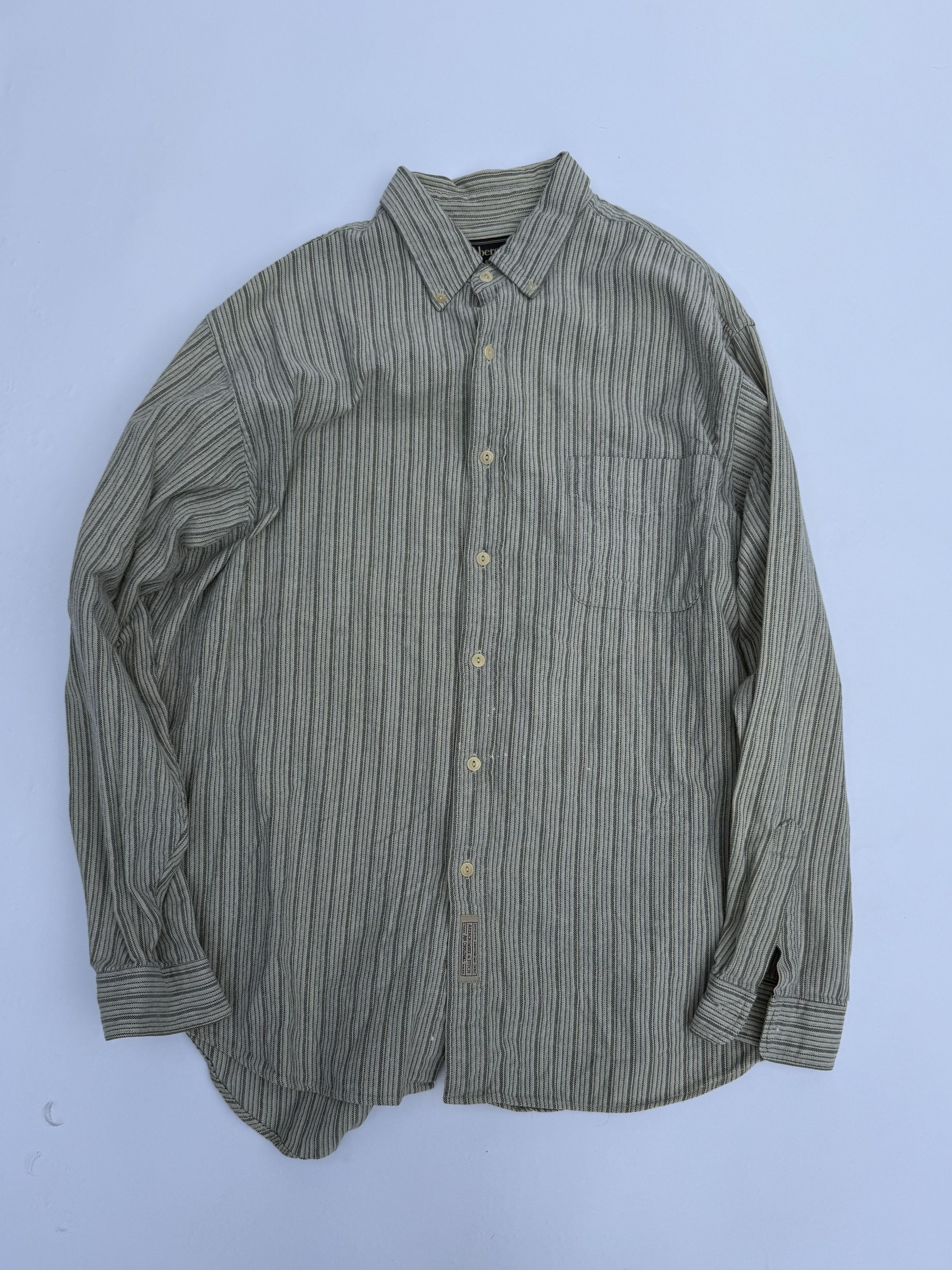 Abercrombie & Fitch Vintage Abercrombie & Fitch 'The Big Shirt' Striped Flannel Size US L / EU 52-54 / 3 - 1 Thumbnail