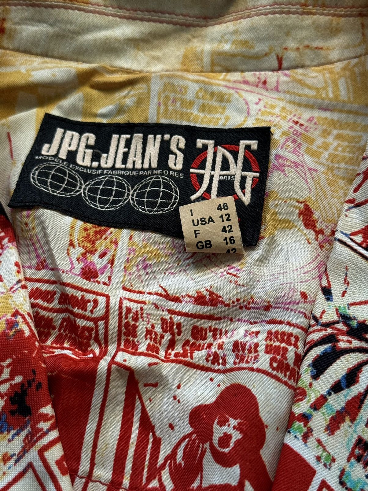Jean Paul Gaultier × Vintage Jean Paul Gaultier JPG A/W 1995 archive vintage comic blazer Size XL / US 12-14 / IT 48-50 - 6 Thumbnail
