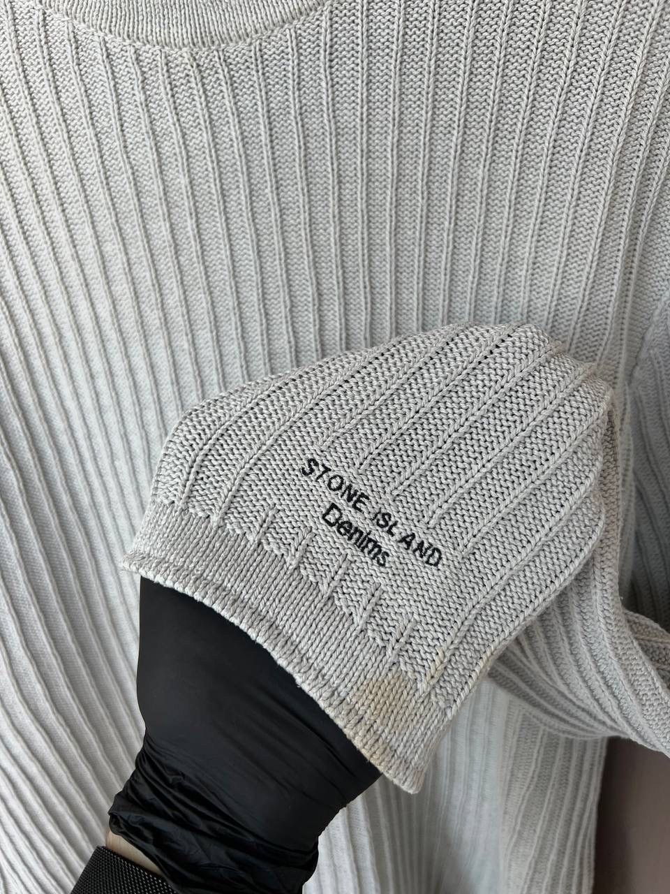 Stone Island Stone Island Denims Knit Sweater Vintage Size XL Cotton Rare Size US XL / EU 56 / 4 - 9 Thumbnail