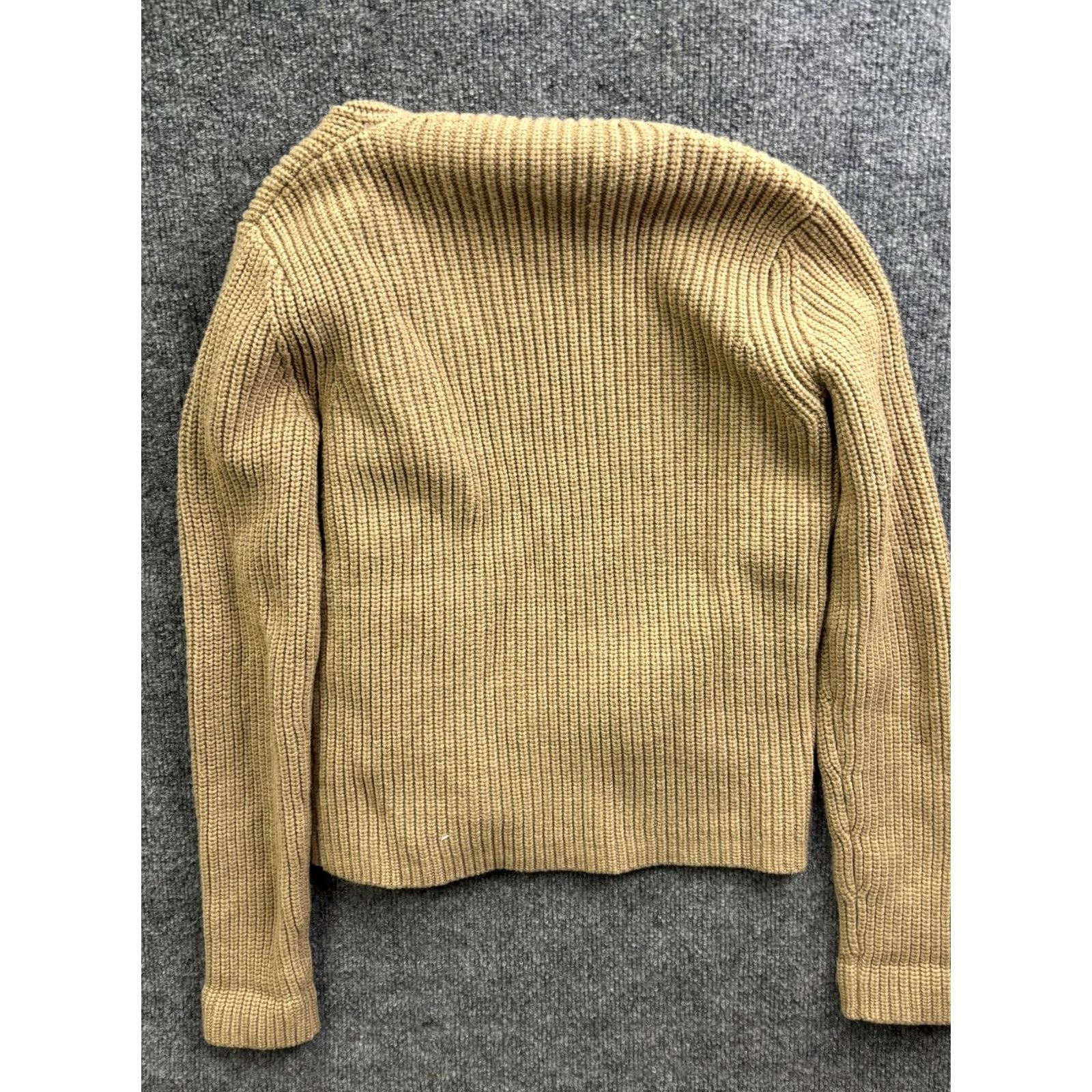 Athleta Athleta Sweater Jacket Womens S Beige Merino Wool Full Zip Knit with Pockets Size S / US 4 / IT 40 - 7 Thumbnail