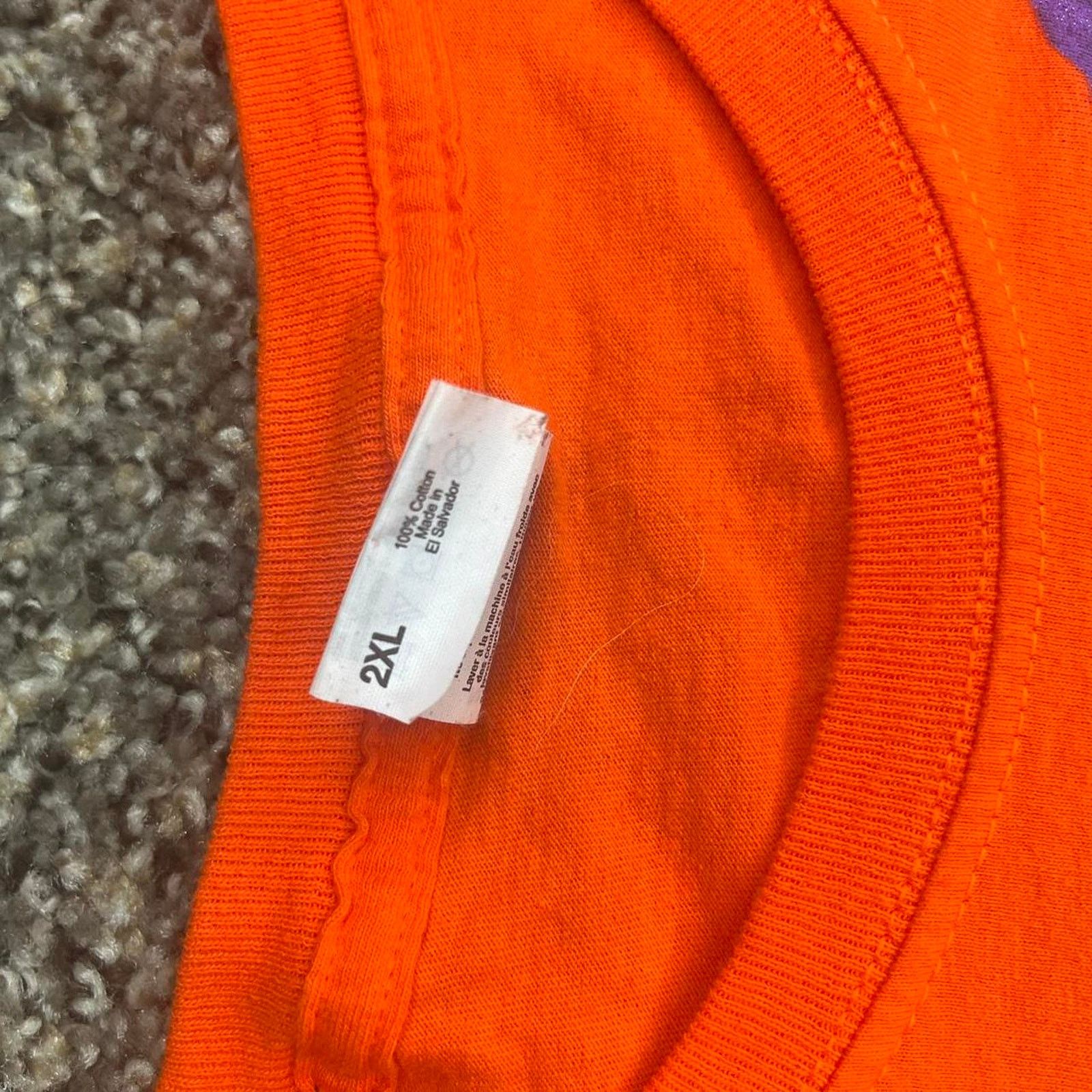Nike Vintage orange graphic tee forget Size US XXL / EU 58 / 5 - 2 Thumbnail