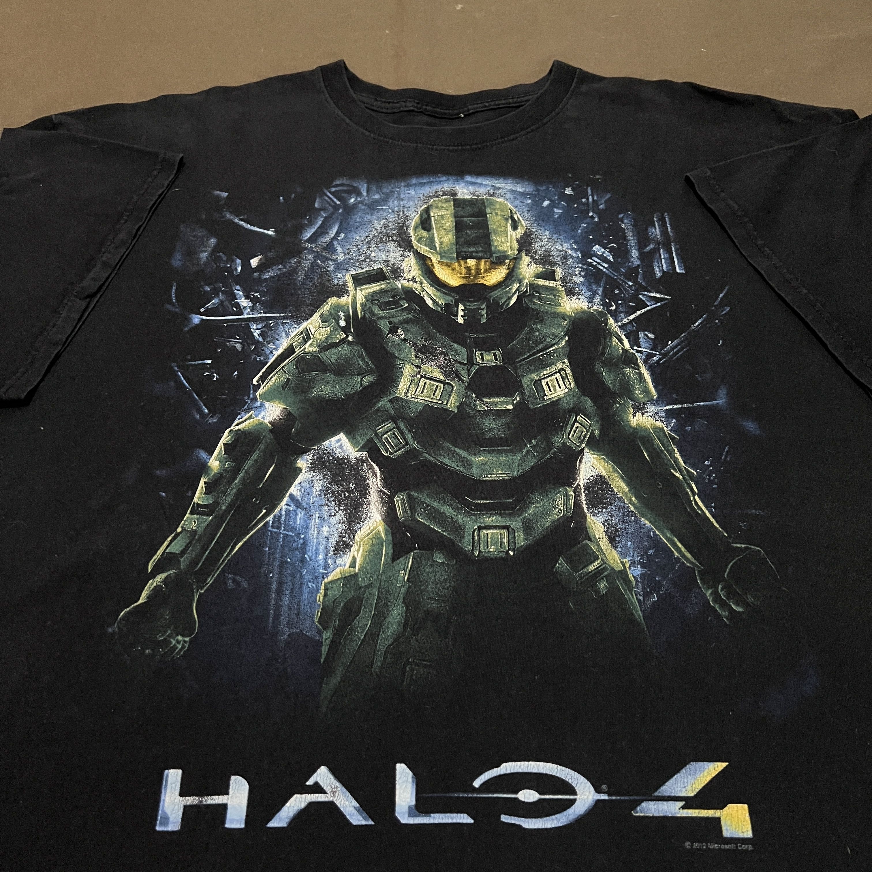 Halo × Microsoft 2012 Halo 4 Microsoft Corp Xbox 360 Game Tee 2XL Size US XXL / EU 58 / 5 - 1 Thumbnail