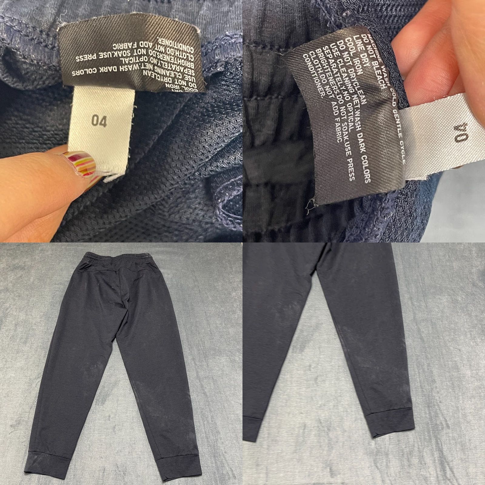 Uniqlo Uniqlo Pants Womens M Black Ultra Stretch Jogger Drawstring Tapered Size 32" / US 10 / IT 46 - 8 Thumbnail