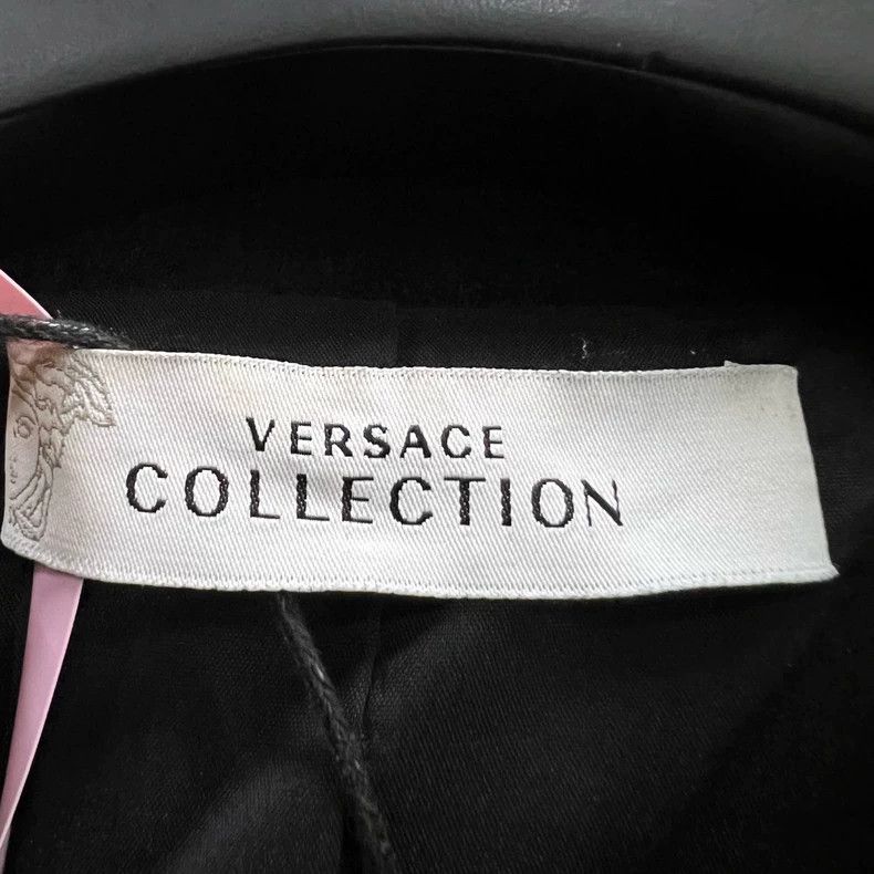 Versace Versace Black coat coat Size S / US 4 / IT 40 - 2 Thumbnail