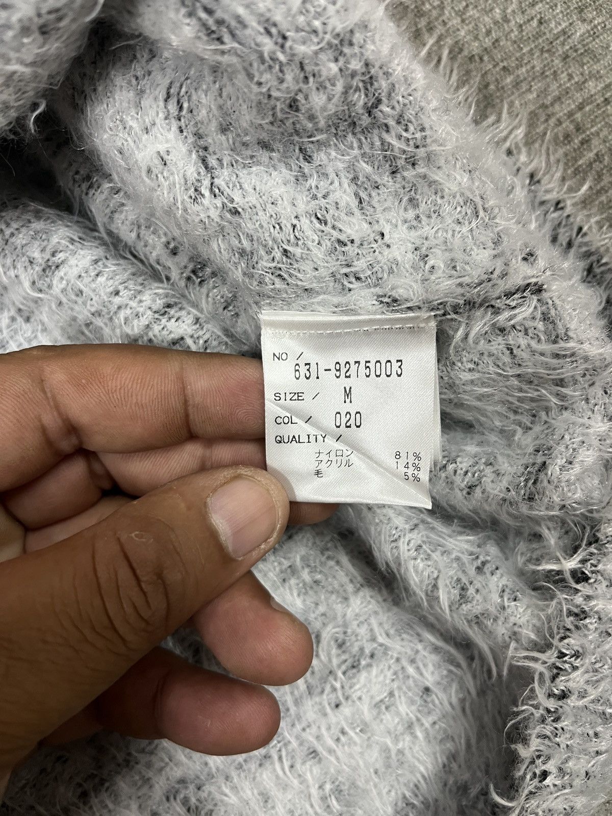 Tornado Mart Tornado mart gray feather yarn cardigan Size M / US 6-8 / IT 42-44 - 12 Thumbnail