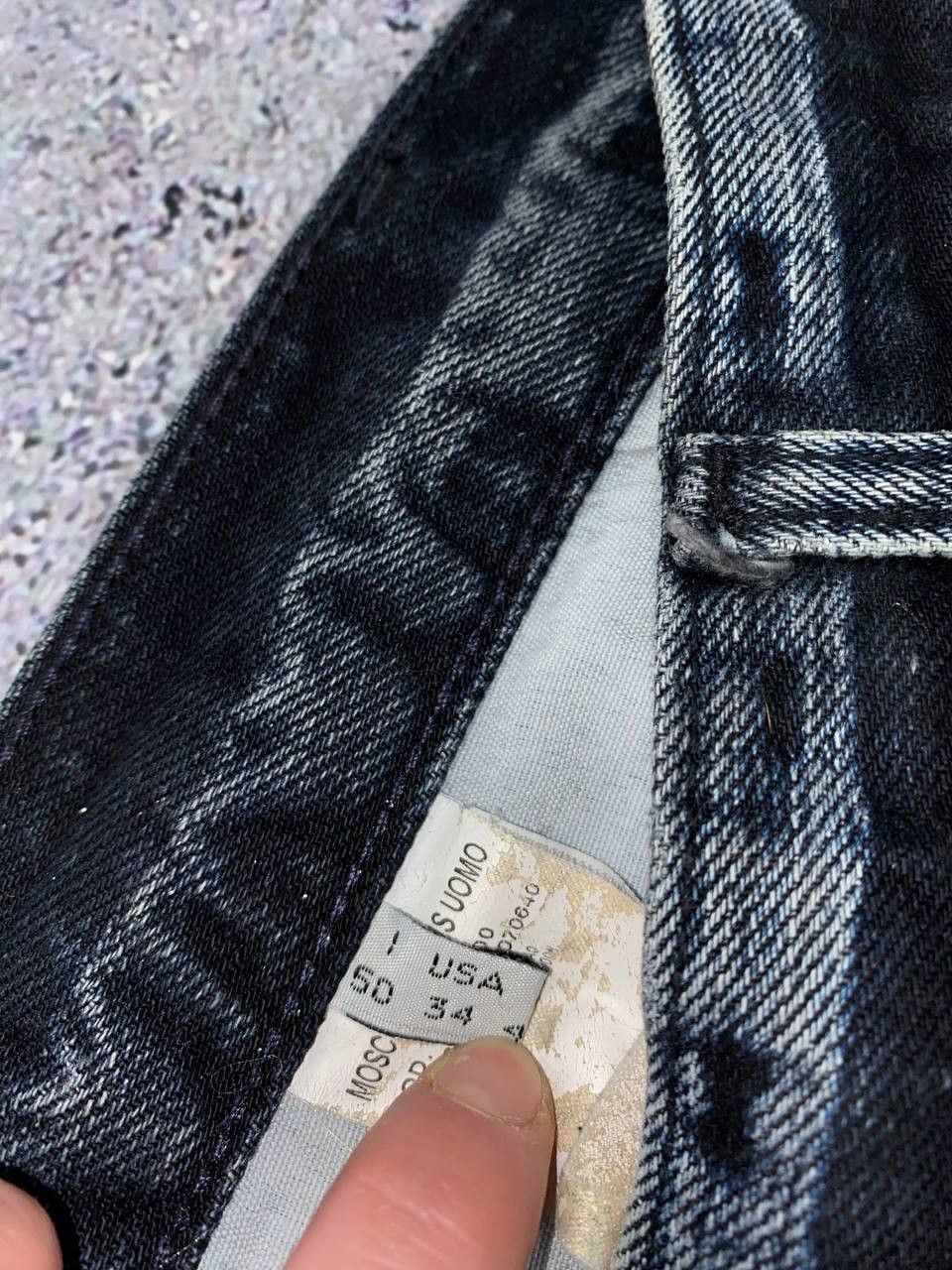 Japanese Brand Vintage Moschino Peace Love Flared Denim Jeans Pants Pants Size US 34 / EU 50 - 5 Thumbnail