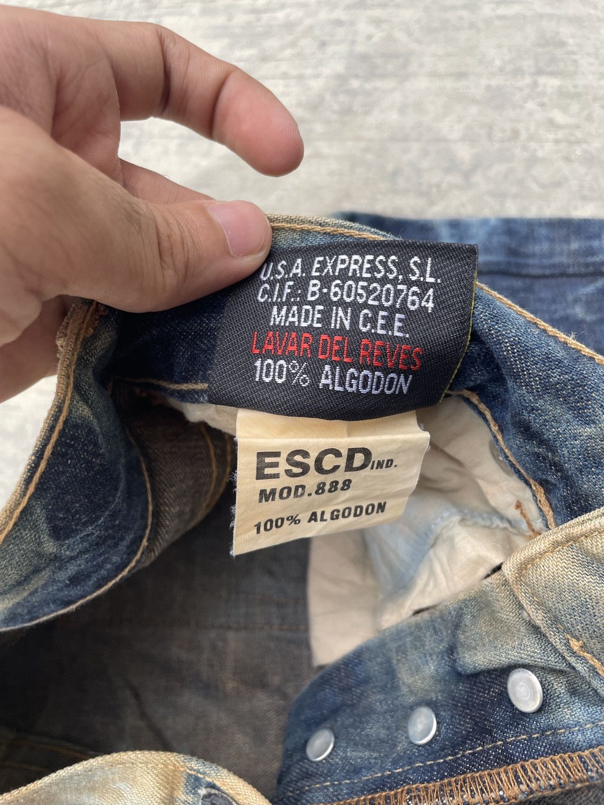 Japanese Brand ESED MUD WASH FLARE JEANS IFSIXWASNINE ARCHIVE PUNK Size 26" / US 2 / IT 38 - 3 Thumbnail