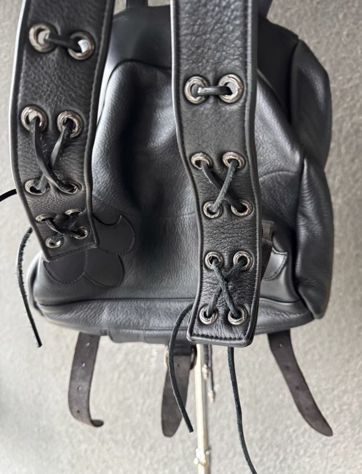Chrome Hearts Chrome Hearts Scout Flower Silver Hardware Backpack Size ONE SIZE - 8 Thumbnail