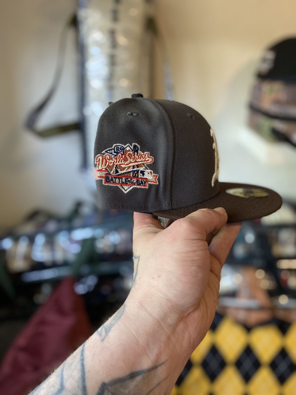 Hat Club × MyFitteds × New Era 73/8 Oakland Athletics