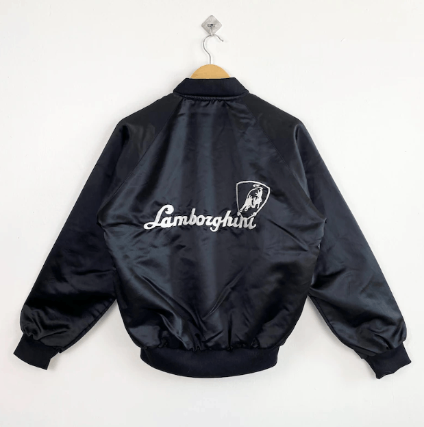 Lamborghini VINTAGE 90S LAMBORGHINI SATIN JACKET Size US S / EU 44-46 / 1 - 1 Thumbnail