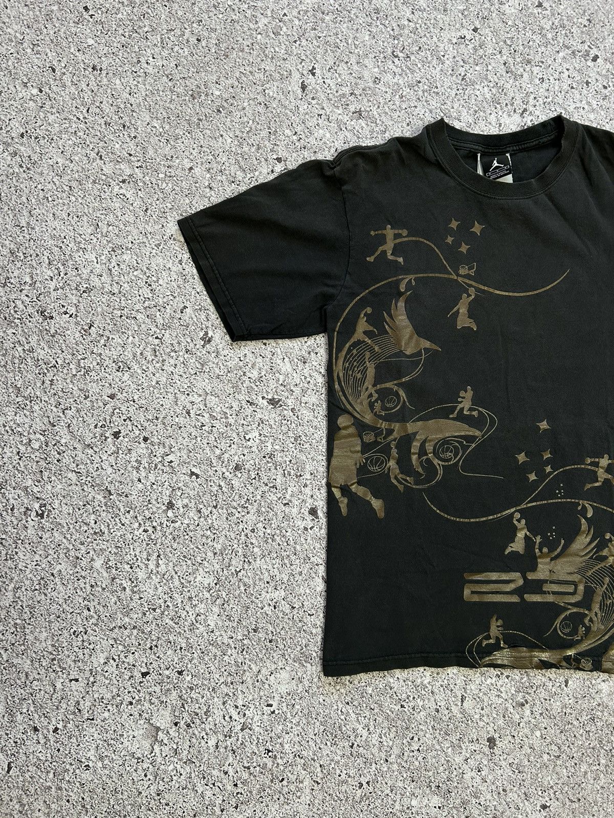 Jordan Brand × Nike × Vintage Vintage 90’s Nike Jordan 23 Logo Retro Rare T-Shirt Y2K Hype Size US M / EU 48-50 / 2 - 4 Thumbnail