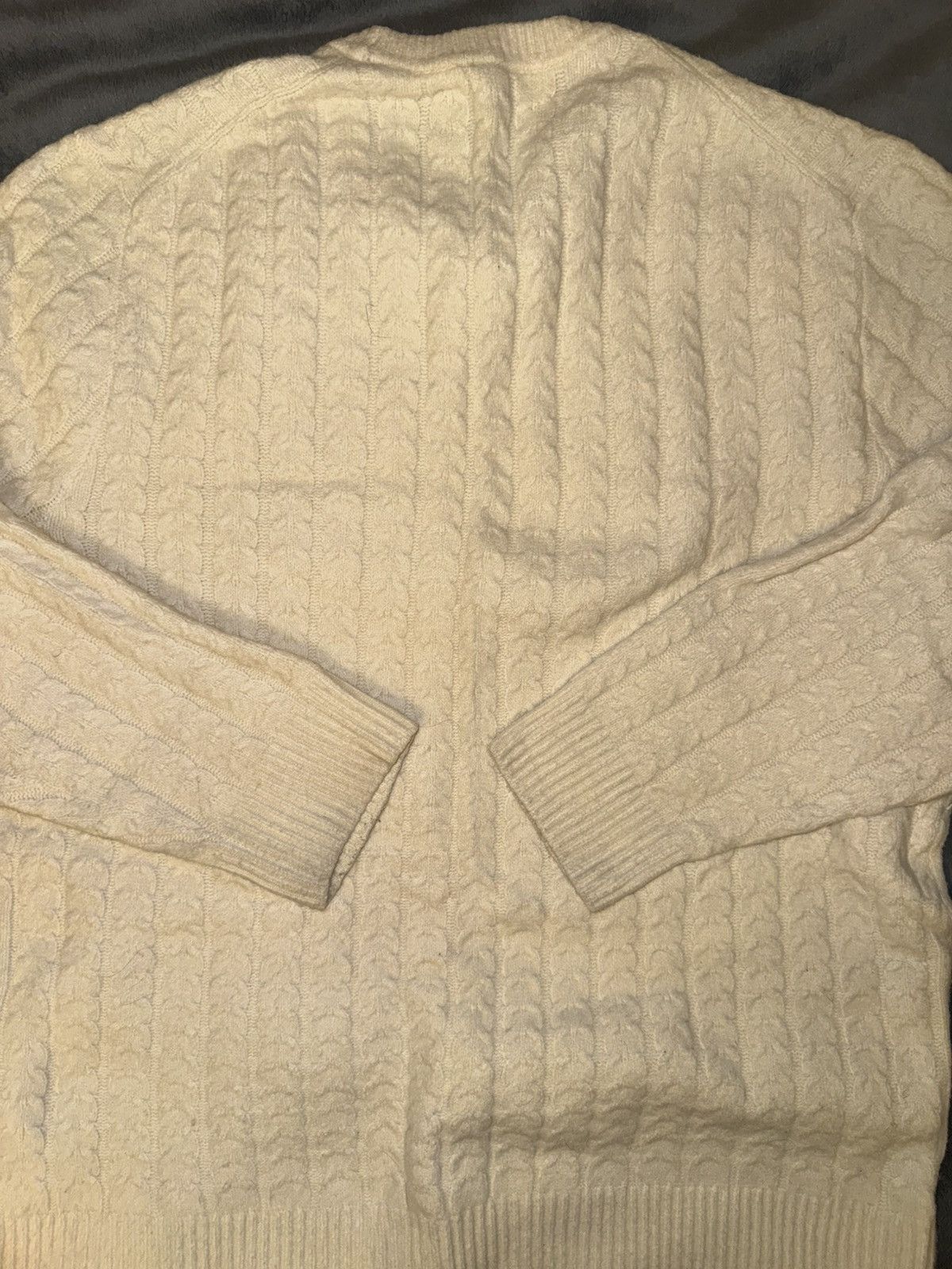 Abercrombie & Fitch Soft Cable Knit Sweater Size US L / EU 52-54 / 3 - 3 Thumbnail
