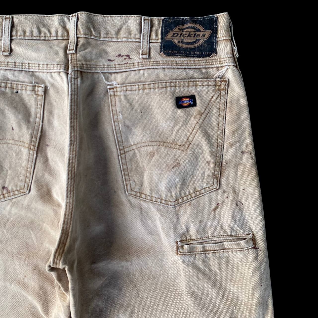 Dickies VINTAGE DICKIES DOUBLE KNEE DISTRESSED DENIM SPLATTER PAINT Size US 35 - 14 Thumbnail