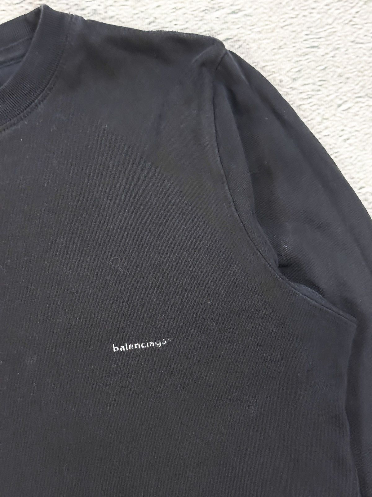 Balenciaga Balenciaga long sleeve black small logo Size US XS / EU 42 / 0 - 2 Thumbnail