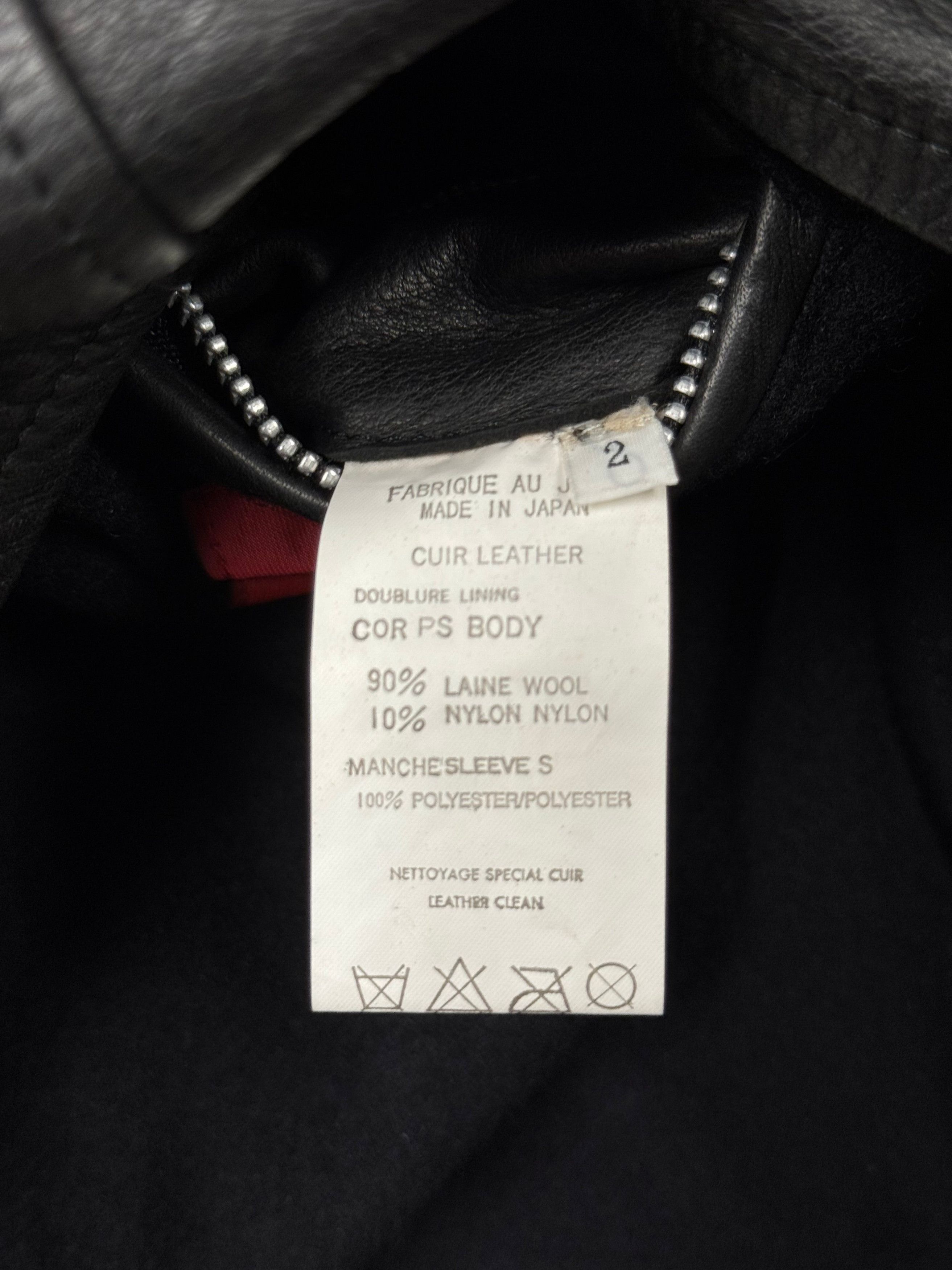 Yohji Yamamoto Vintage Yohji Yamamoto Y’s ‘Horse Hide’ Belt Leather Jacket Size US M / EU 48-50 / 2 - 5 Thumbnail
