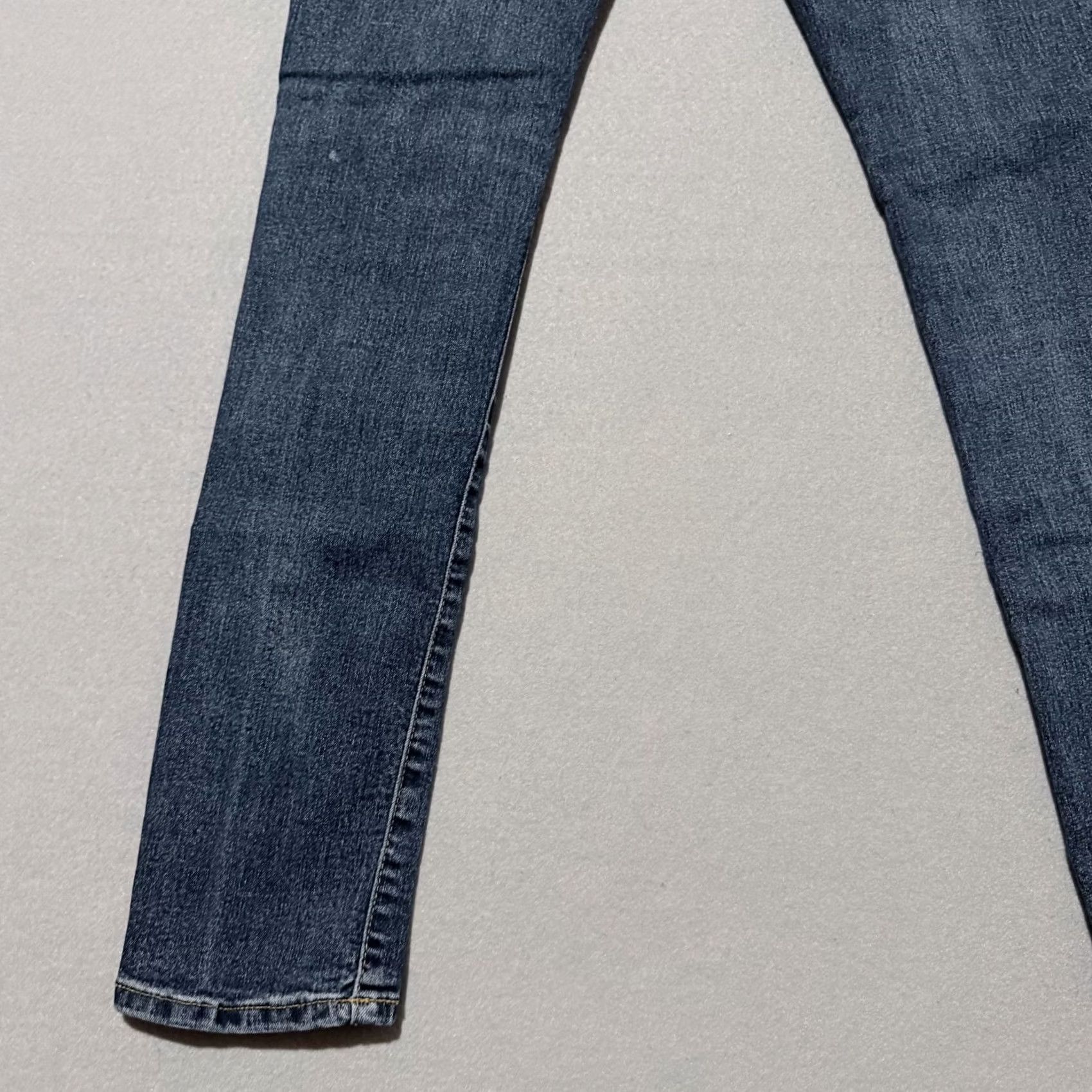Gap Gap Jeans Women's Blue Denim Stretch Low Rise Slim Fit - 14 Size 36" / US 14 / IT 50 - 7 Thumbnail