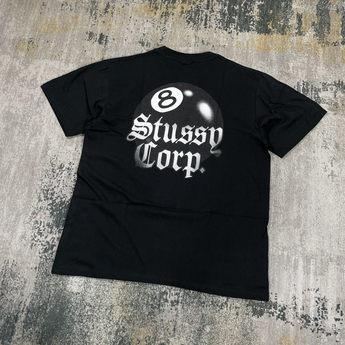 Stussy Stussy Tshirt 8 Ball Corp Black // Medium Size US M / EU 48-50 / 2 - 1 Thumbnail