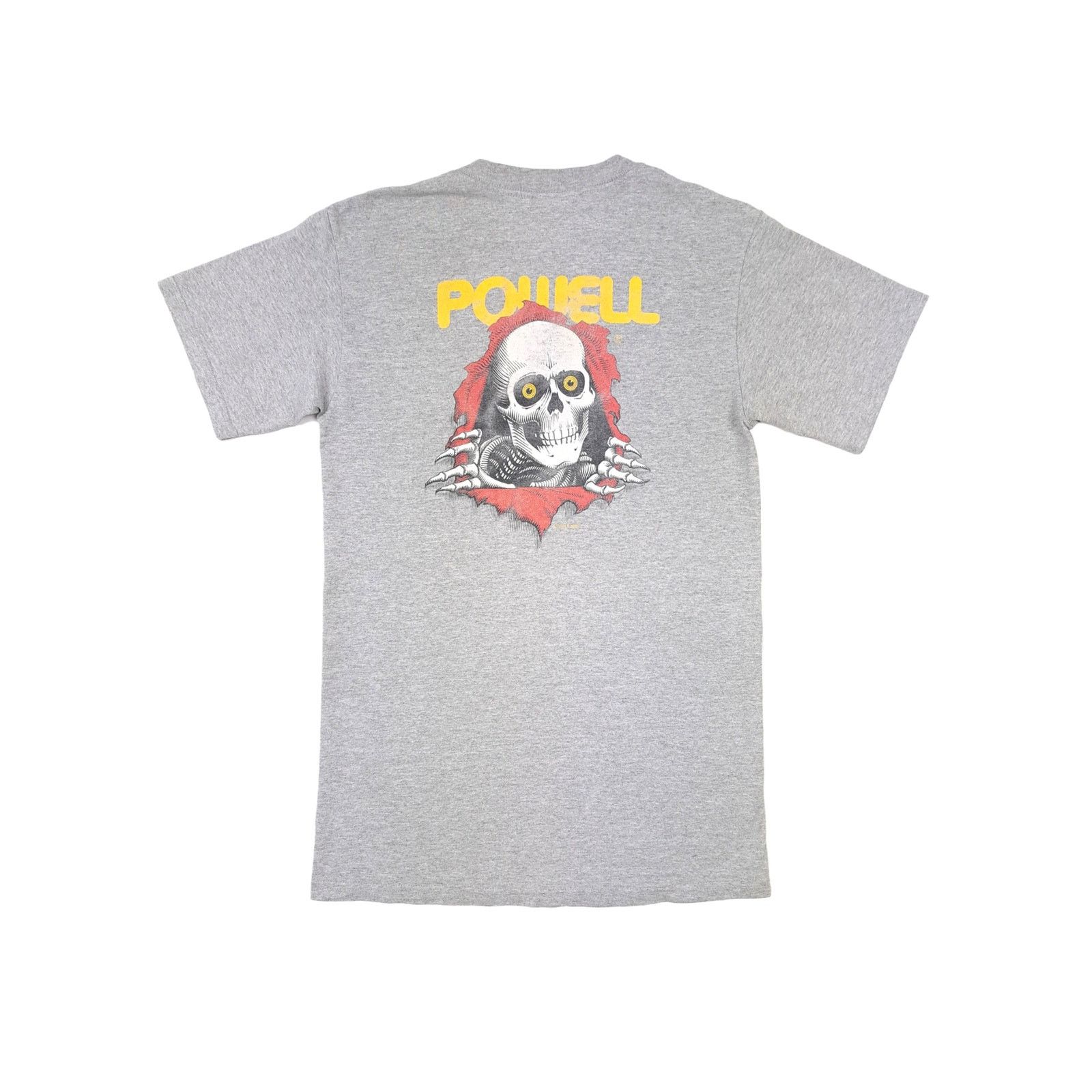 Bones × Powell Peralta 70's Vintage Powell Peralta Bones Skeleton Gray T-shirt 1978 Size US S / EU 44-46 / 1 - 1 Thumbnail