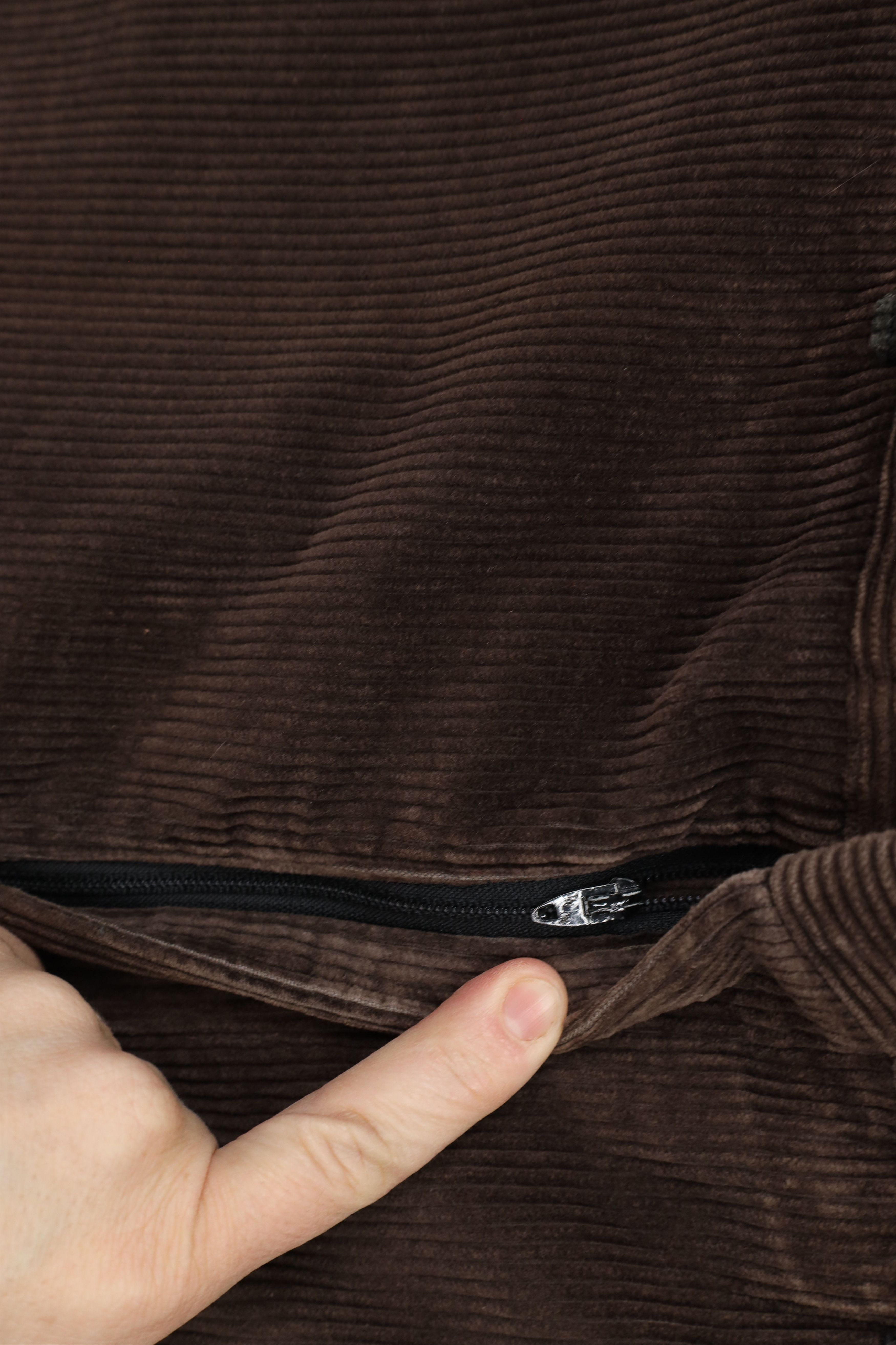 Vintage Vintage 90s Streetwear Wide Leg Corduroy Chino Pants Brown Size US 36 / EU 52 - 5 Thumbnail