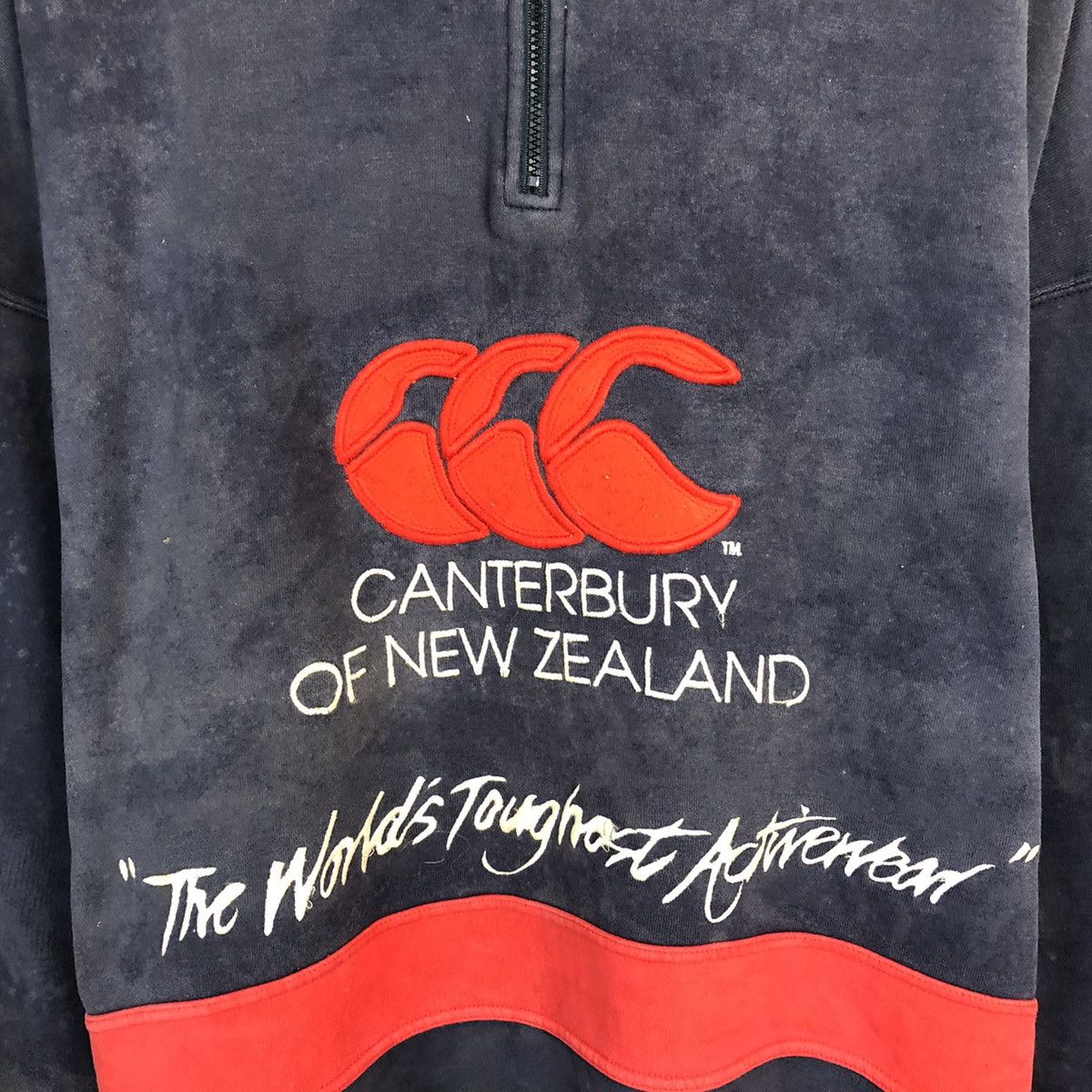 Canterbury of New Zealand Canterbury Newzealand Dark Blue Sweatshirt #A276 Size US L / EU 52-54 / 3 - 9 Thumbnail