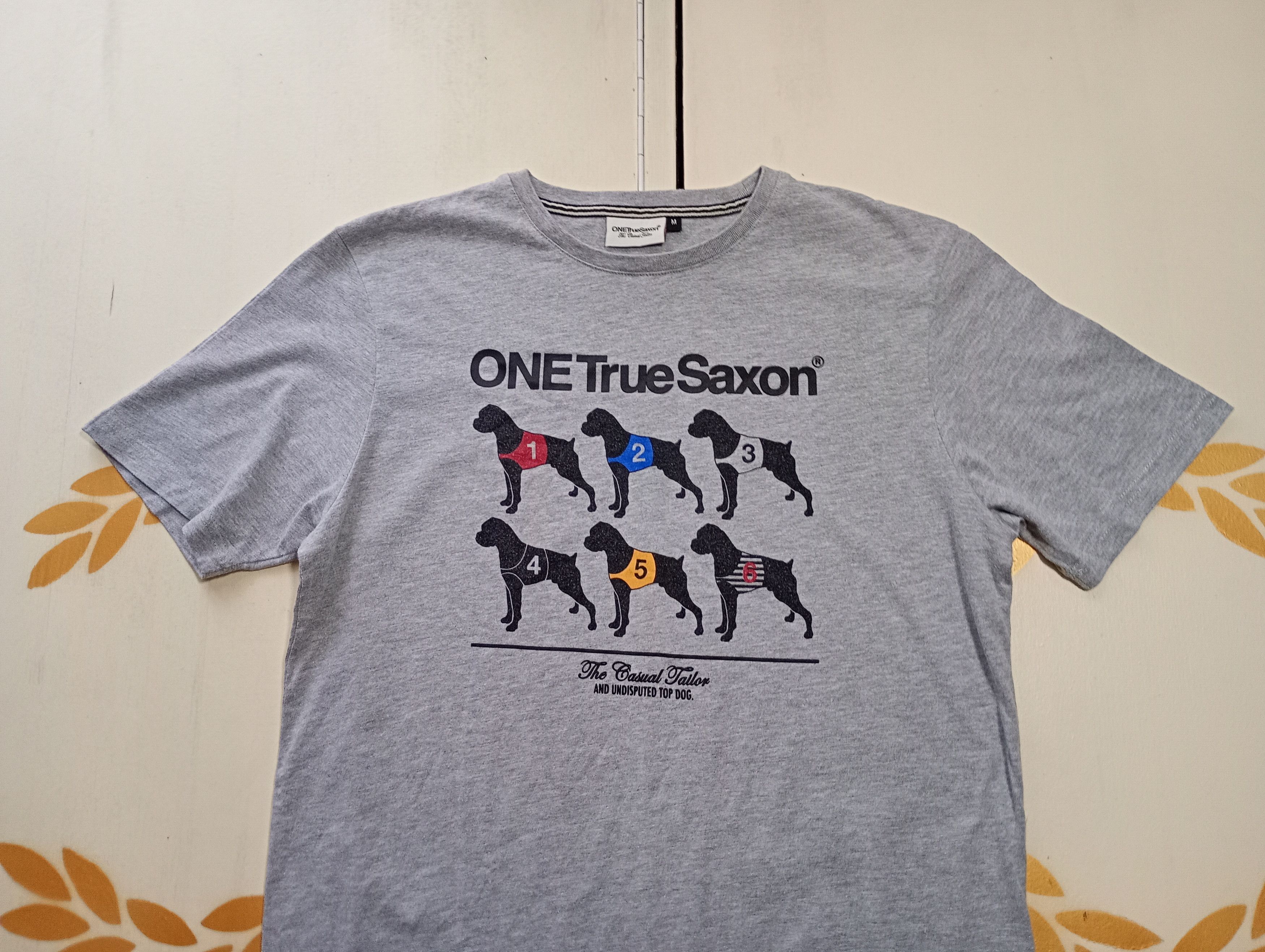 Vintage One True Saxon T-Shirt Size US M / EU 48-50 / 2 - 5 Thumbnail