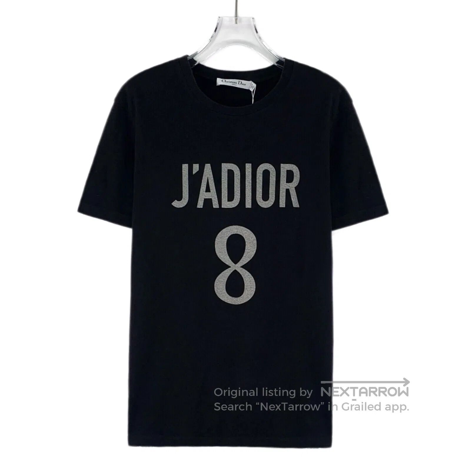 Dior Dior Black logo letter print cotton crewneck short sleeve Size US M / EU 48-50 / 2 - 1 Thumbnail