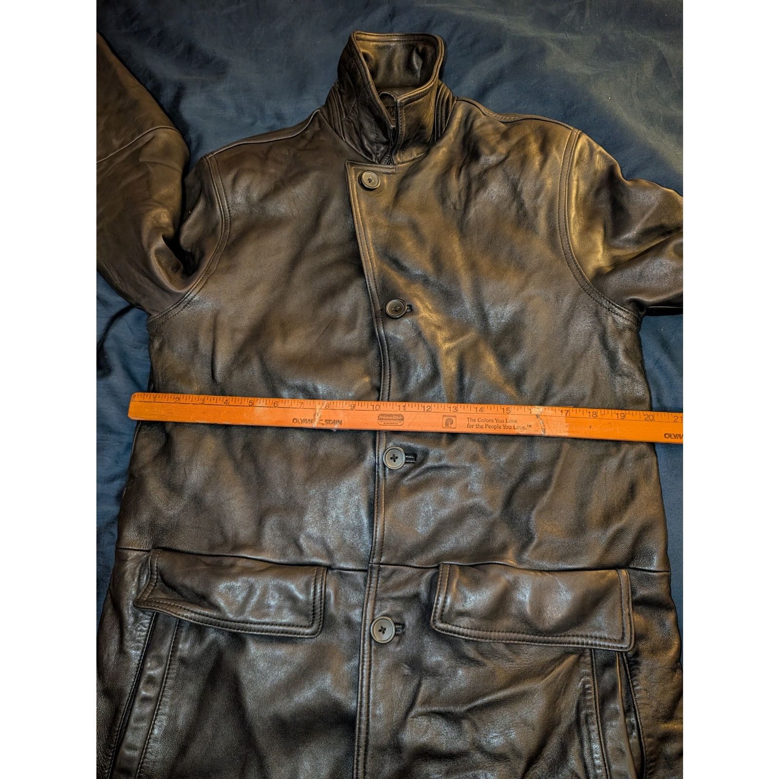 Structure Y2K Structure Butter Soft Leather Driving Coat Jacket Small Size US S / EU 44-46 / 1 - 5 Thumbnail