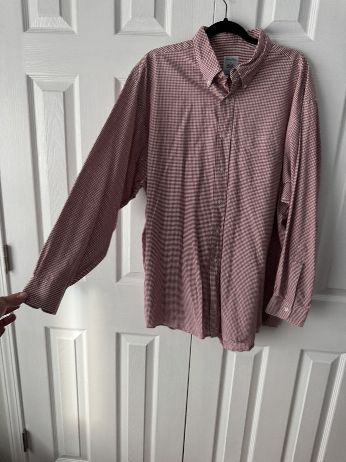 Brooks Brothers Brooks Brothers Red Gingham Button Down Shirt Size US XL / EU 56 / 4 - 2 Thumbnail