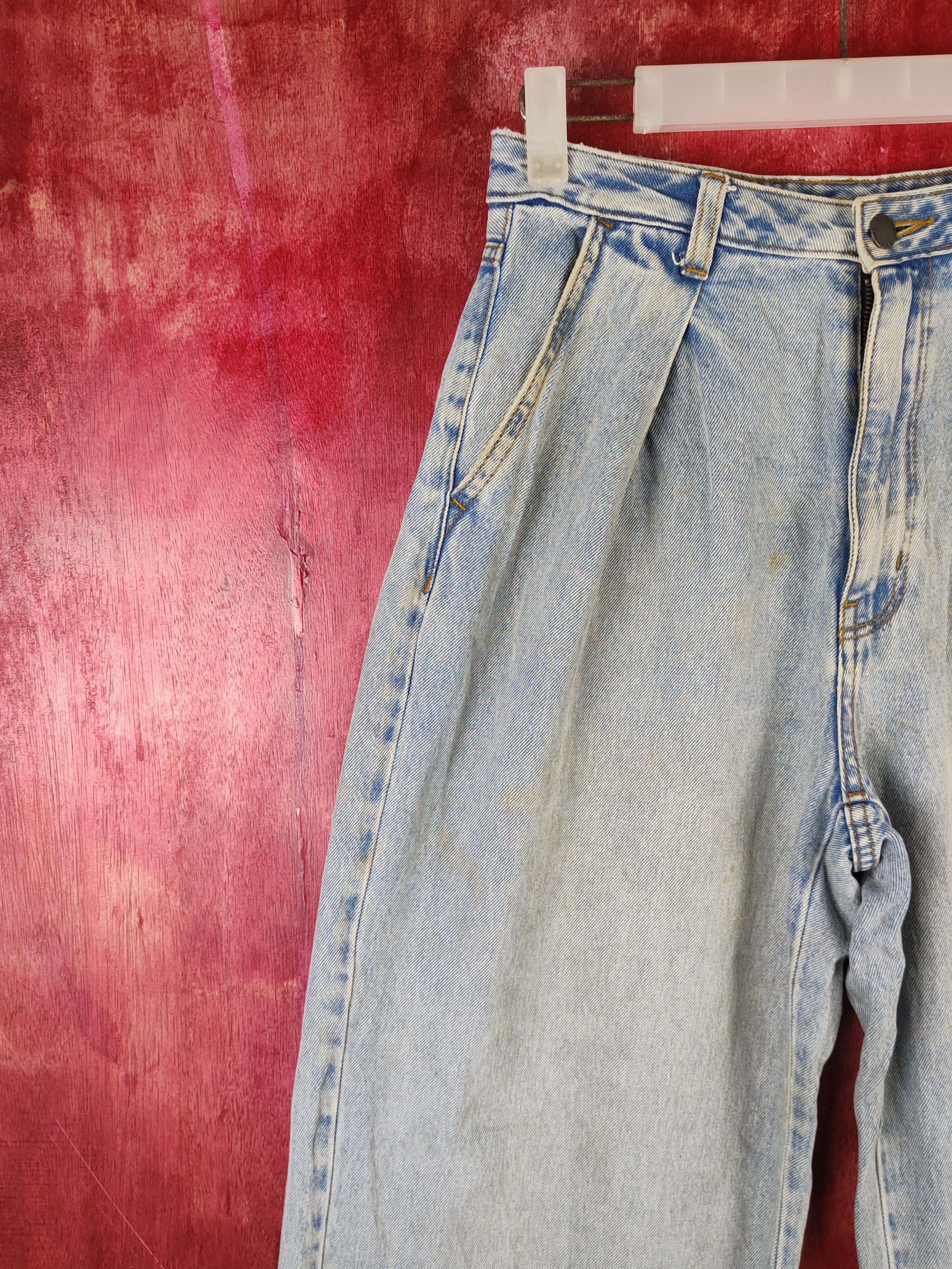 GU GU Blue Faded Distressed Ripped Jeans #S1774 Size 27" / US 4 / IT 40 - 3 Thumbnail