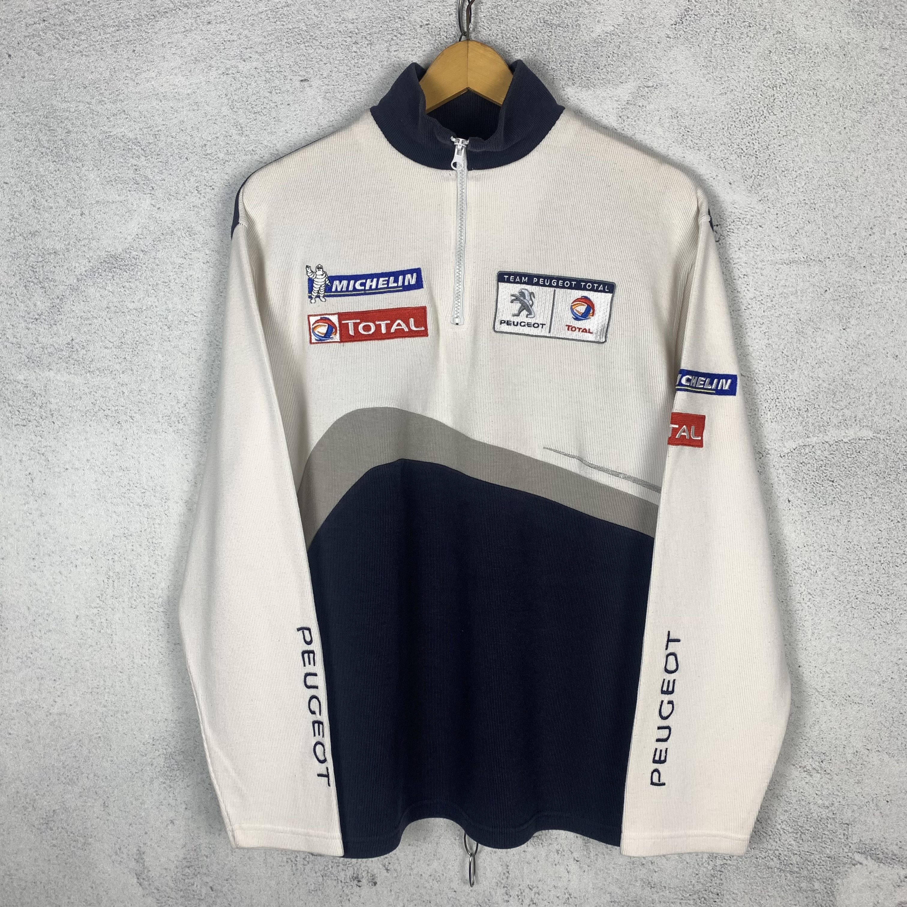 Formula 1 Team Peugeot Total Halfzip Sweatshirt Racing F1 Size US XL / EU 56 / 4 - 1 Thumbnail