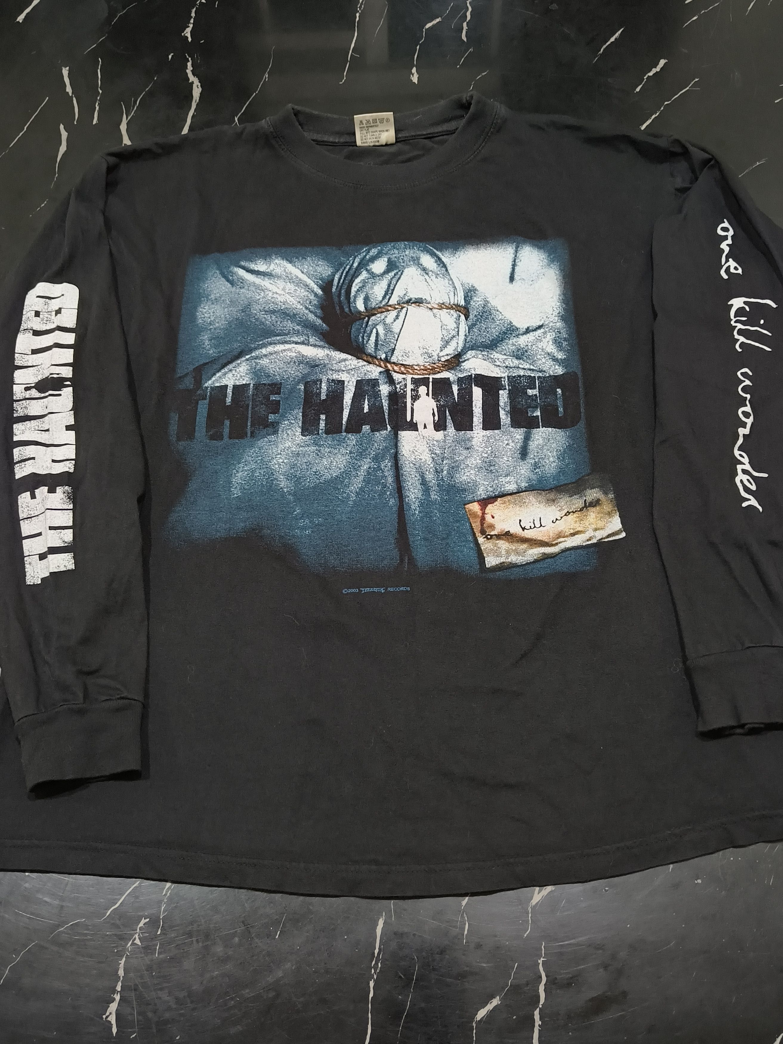 Band Tees Vintage The haunted (One kill wonder) Ls shirt Size US XL / EU 56 / 4 - 1 Thumbnail