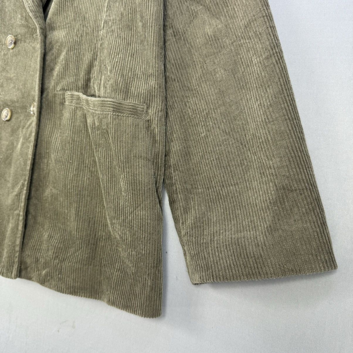Japanese Brand Lakole Corduroy Double-Breasted Blazer Jacket Size US M / EU 48-50 / 2 - 3 Thumbnail
