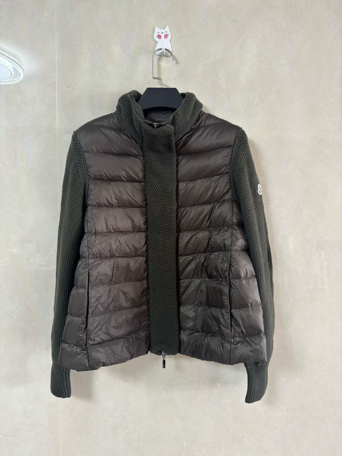 Moncler Moncler Knit Panel Down Jacket Size US L / EU 52-54 / 3 - 1 Thumbnail