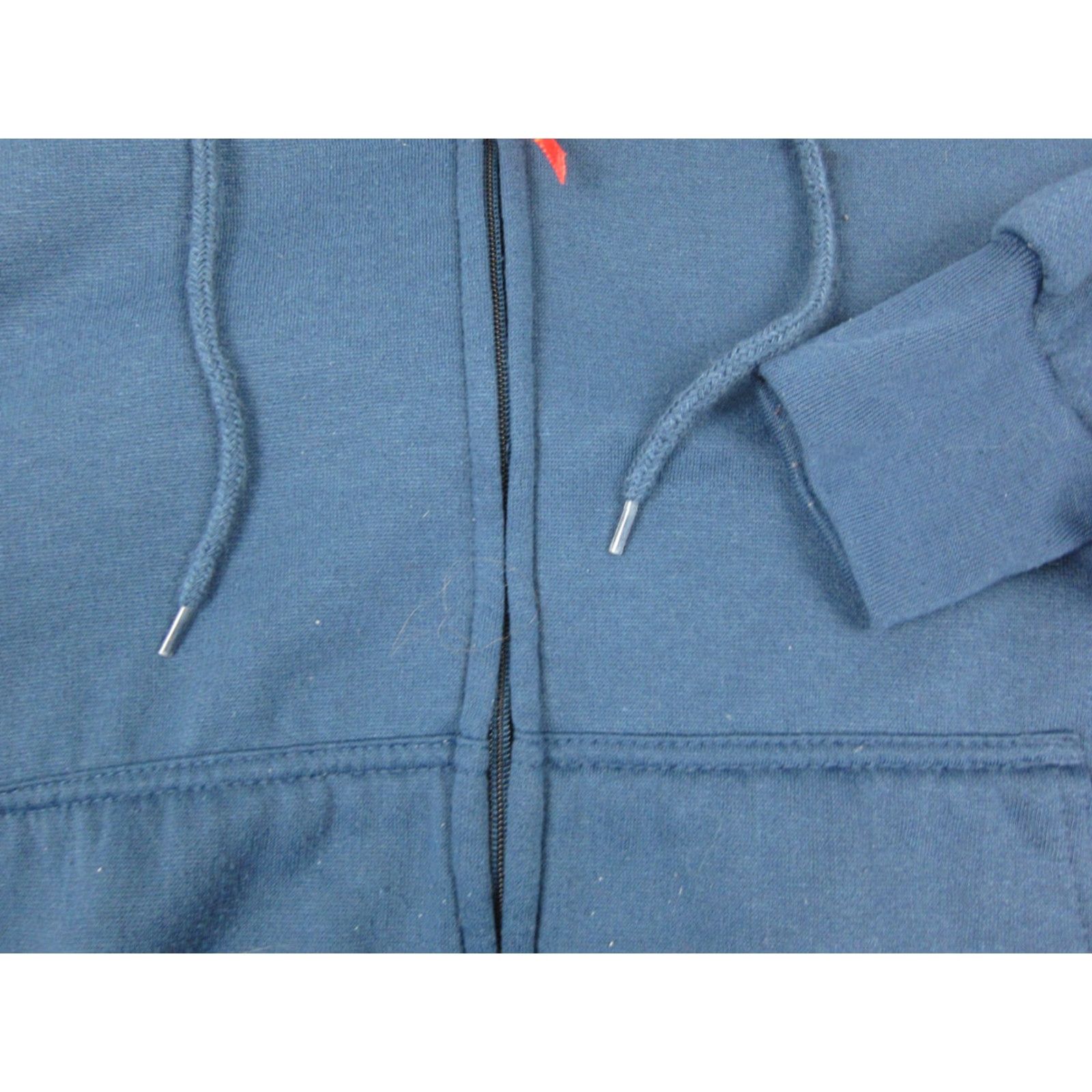 Vintage VINTAGE Franklin Hoodie Men L Blue Full Zip Fleece Sweatshirt 90s Logo Size US L / EU 52-54 / 3 - 3 Thumbnail