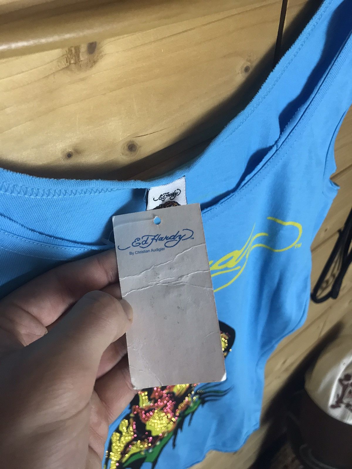 Ed Hardy Vintage Ed Hardy tiger shirt with tag Size L / US 10 / IT 46 - 7 Thumbnail