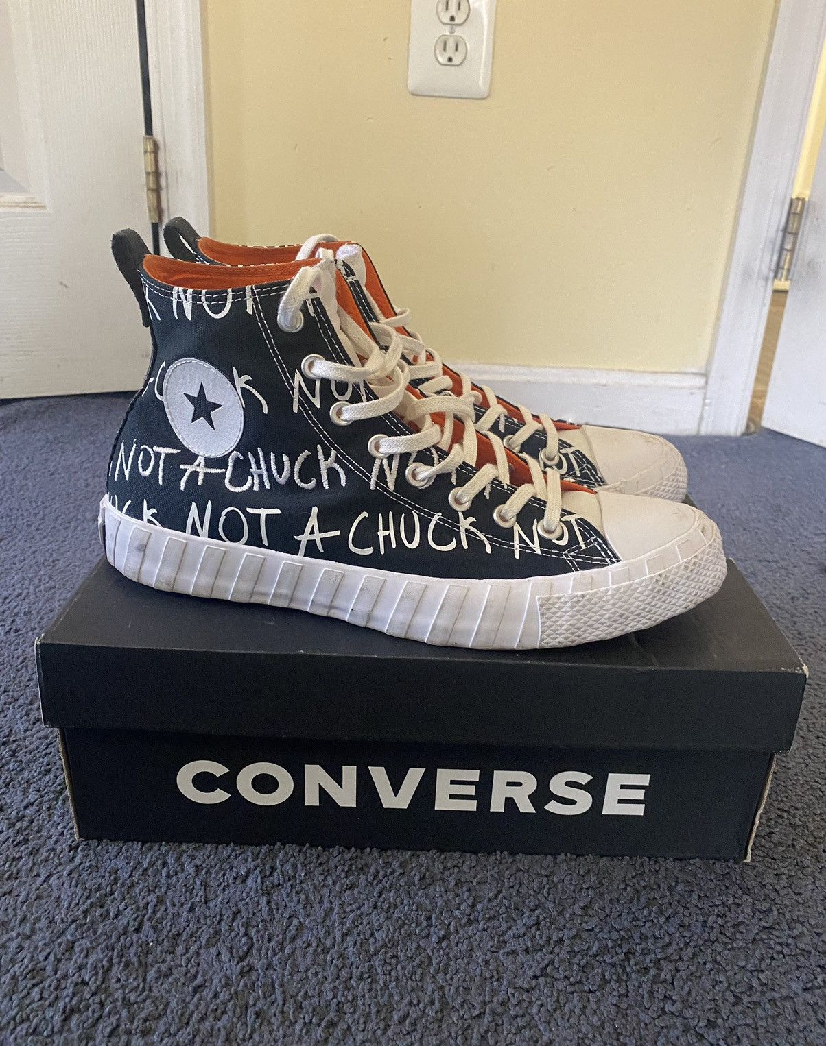 Converse UNT1TL3D Men’s Converse High Top Not a Chuck Size US 10 / EU 43 - 1 Thumbnail
