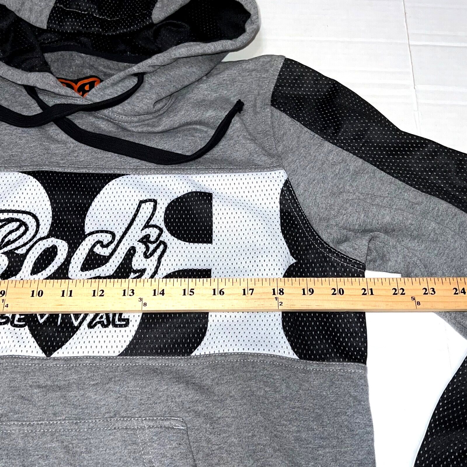 Rock Revival Rock Revival Spellout Hoodie Sweater Grey Men's Size Small Size US S / EU 44-46 / 1 - 8 Thumbnail