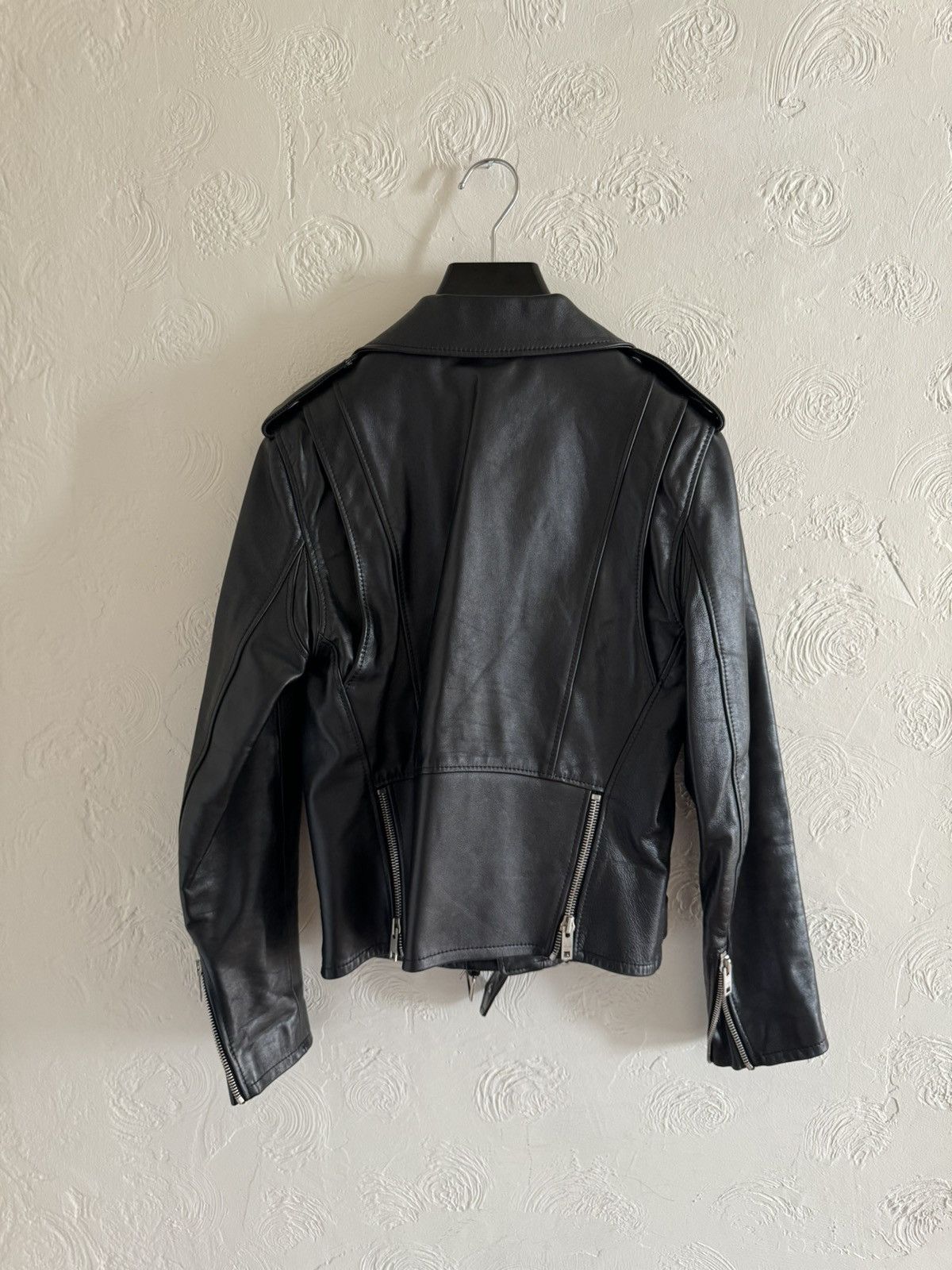 Celine × Hedi Slimane Celine Leather Jacket Biker Motorcycle 44 Size US S / EU 44-46 / 1 - 12 Thumbnail