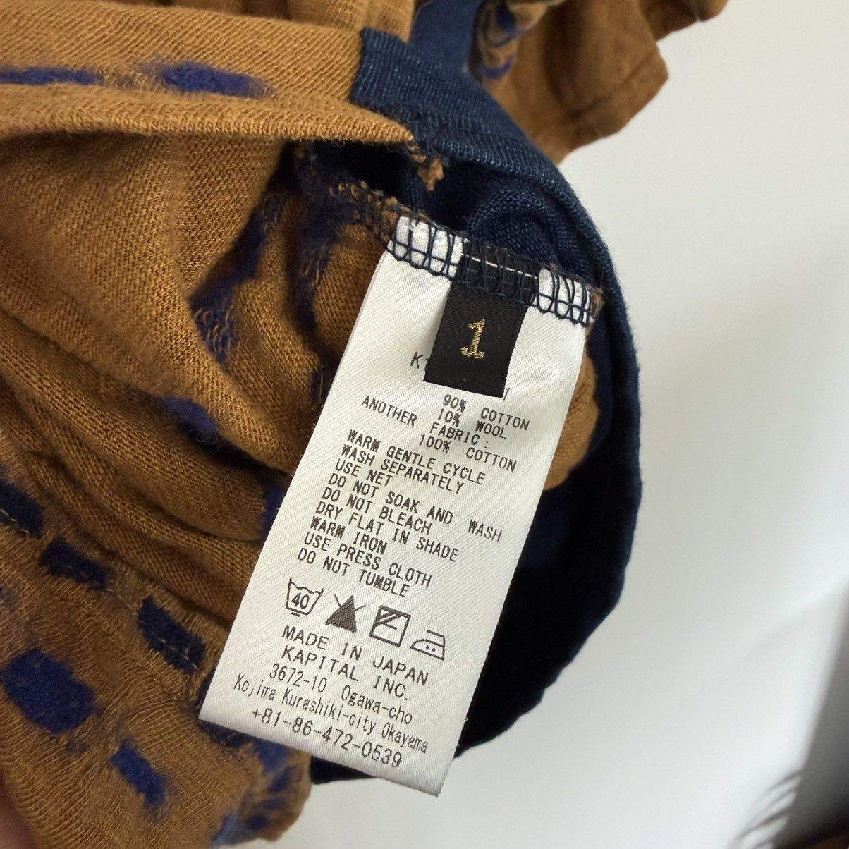 Kapital Wool Indigo Denim Shirt Size US XL / EU 56 / 4 - 4 Thumbnail