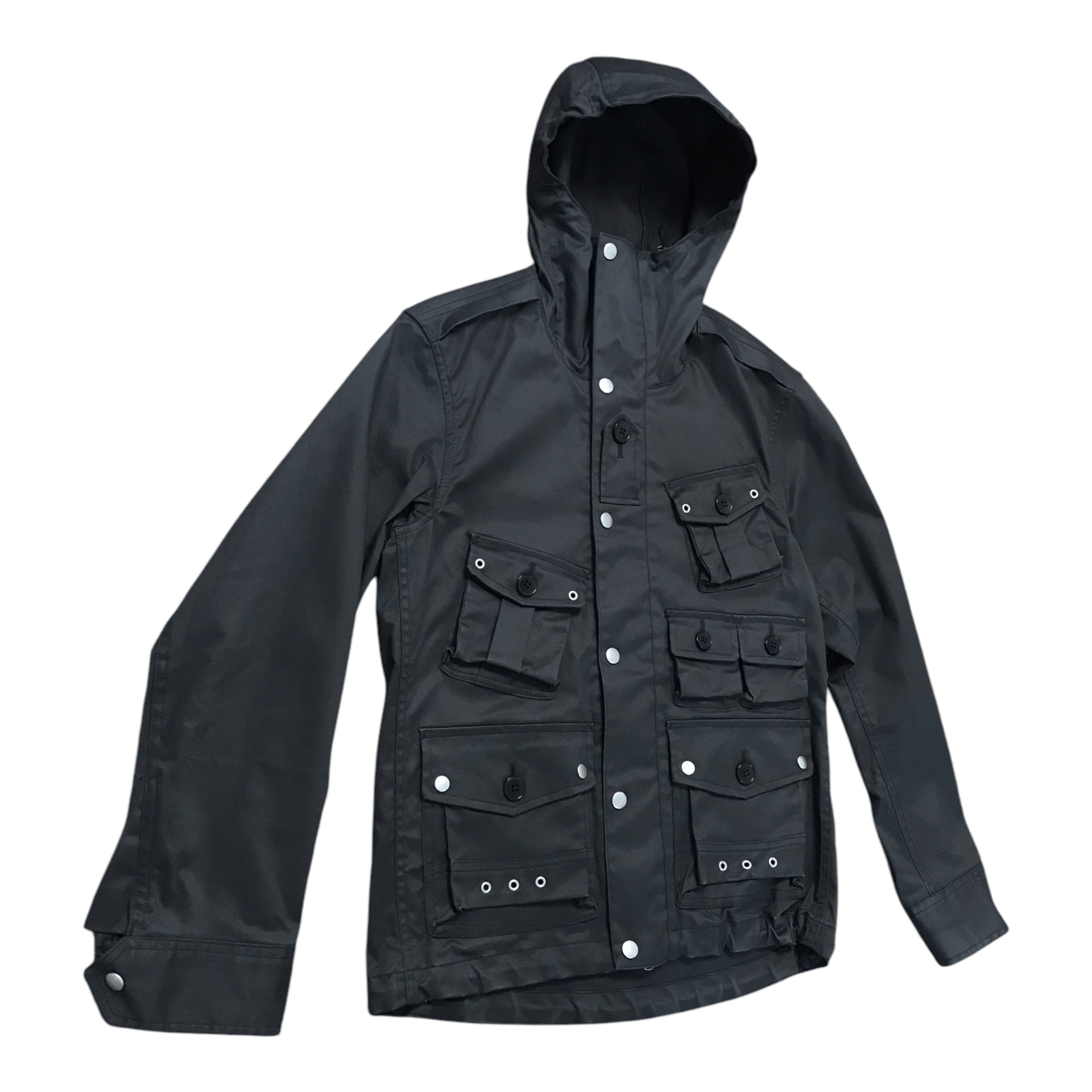 Japanese Brand × Jil Sander Jil Sander Uniqlo Multi pocket Military Hoodei Jacket Size US S / EU 44-46 / 1 - 2 Thumbnail