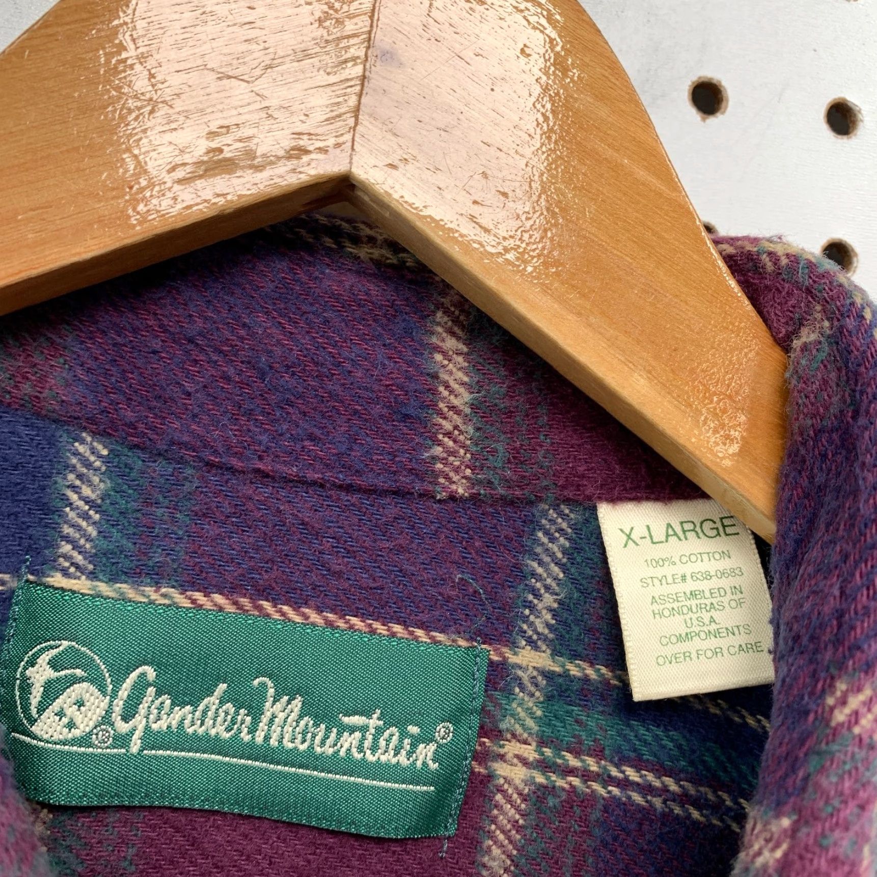 Vintage VINTAGE Gander Mountain Button Shirt Mens XL Purple Plaid Heavyweight Outdoor Shirt Mens XL Purple Plaid Heavyweight Outdoor Size US XL / EU 56 / 4 - 4 Thumbnail